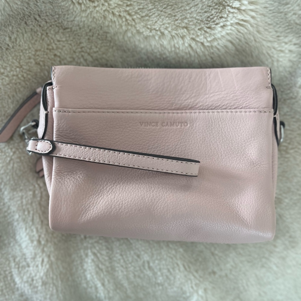 Vince Camuto blush wristlet